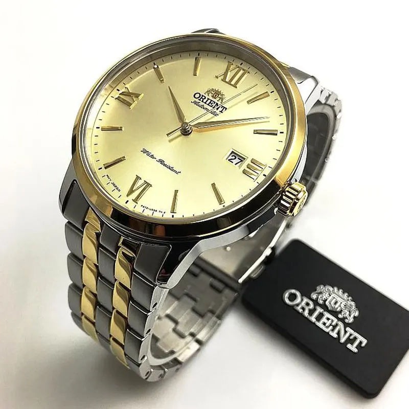 Orient Symphony IV Champagne Dial Men's Watch- RA-AC0F08G
